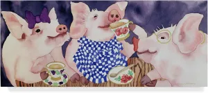Carissa Luminess 'Tea For Three' Canvas Art