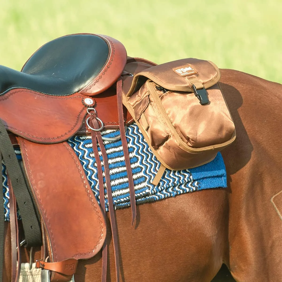 Cashel Medium Rear Brown Saddle Bag (SB-RB-M-BRN)