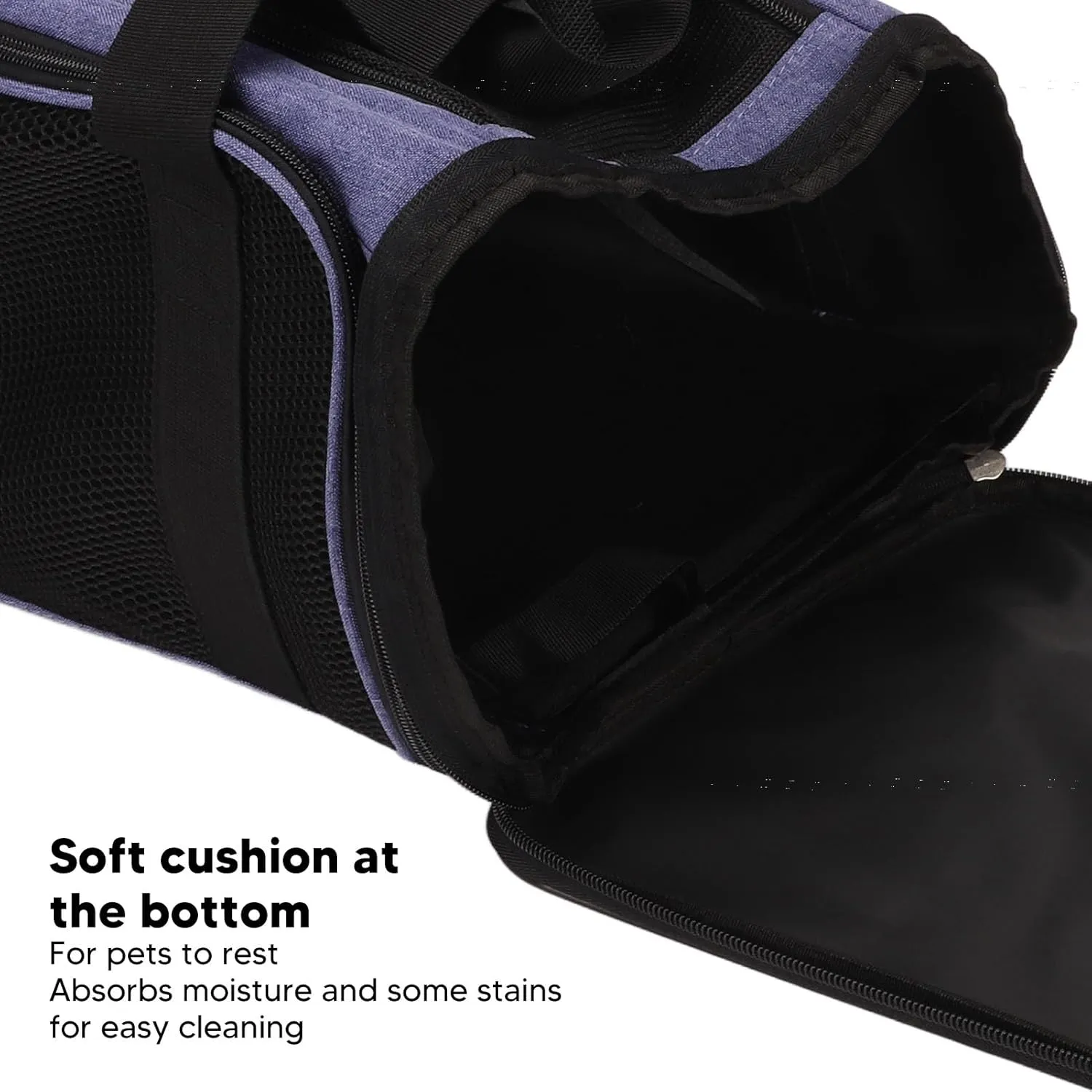 Cat Carrier,Soft-Sided Pet Travel Carrier for Cats,Cat Carrier Portable Breathable Oxford Cloth Soft Pet Travel Carrier Bag for Travel Treatment Purple L(Plus Size-Purple)