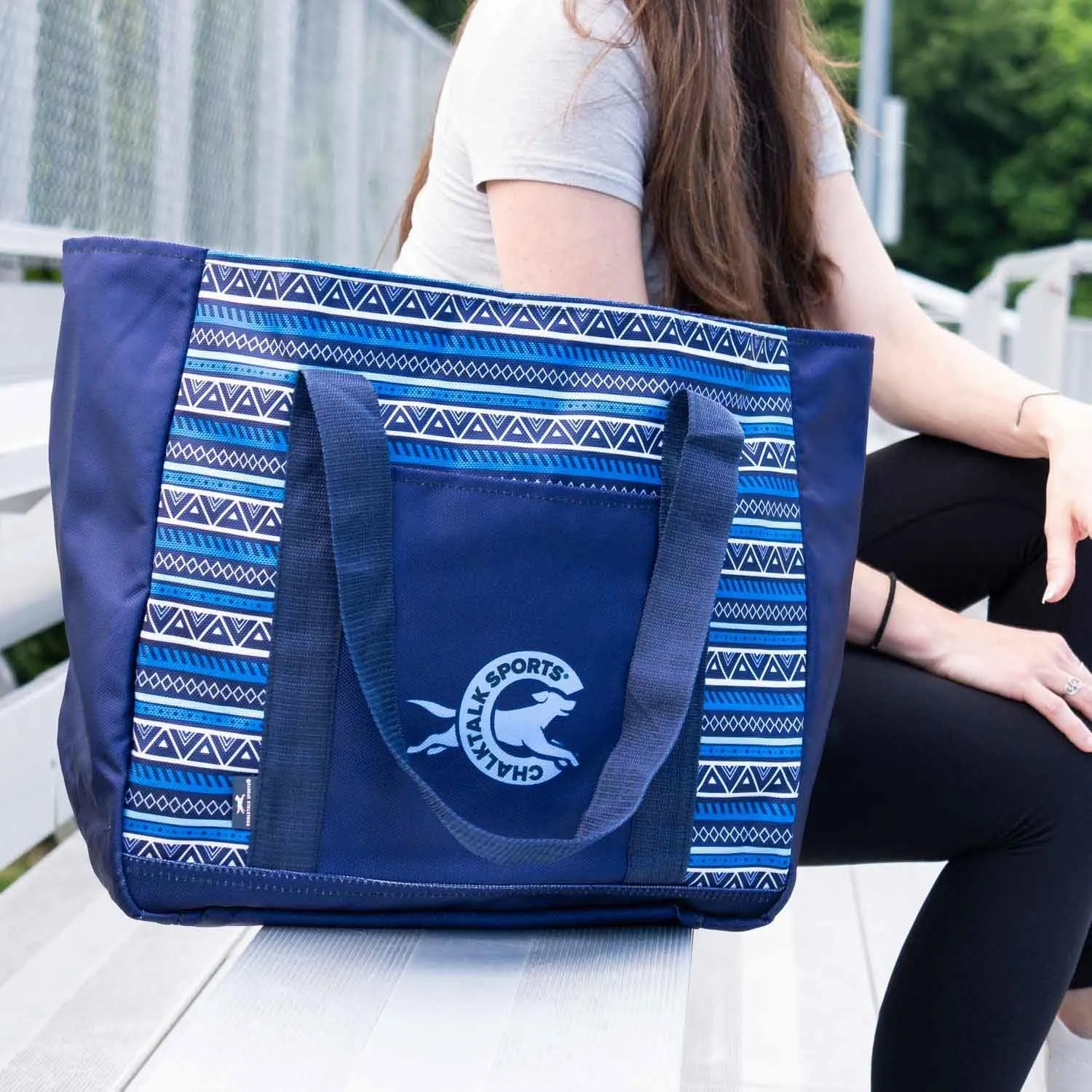 ChalkTalkSPORTS Gym Tote Bag | Sports Gym Bag for Men and Women | Fitness Accessory Bag with Storage