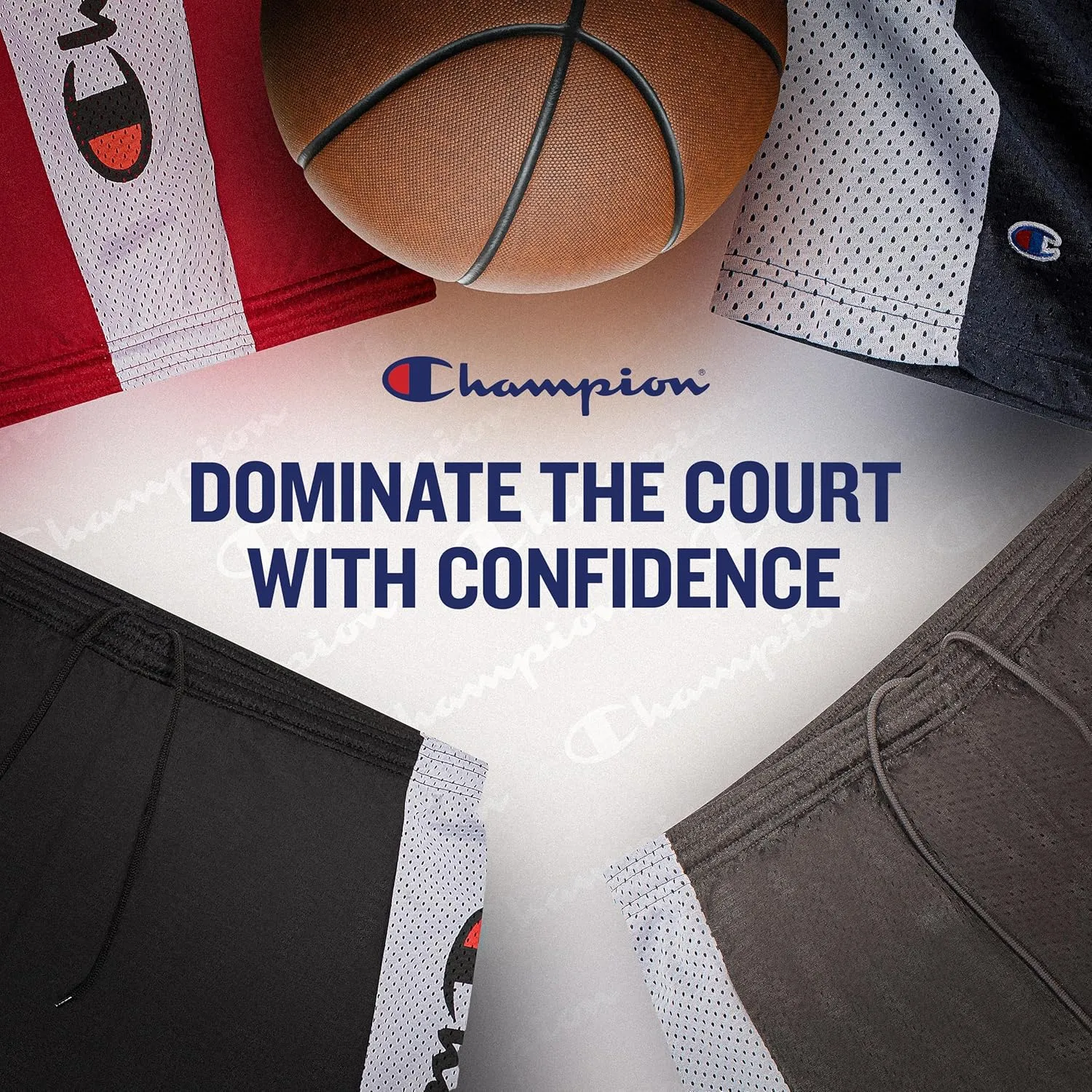 Champion Big and Tall Mesh Basketball Shorts - Quick Dry Gym Athletic Shorts
