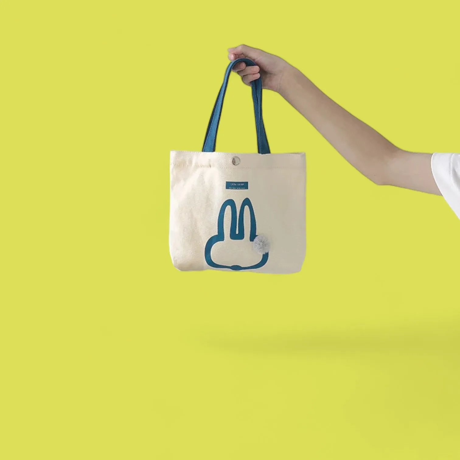 Charming Mini Canvas Tote Bag Collection - Cute Animal Designs for Daily Essentials