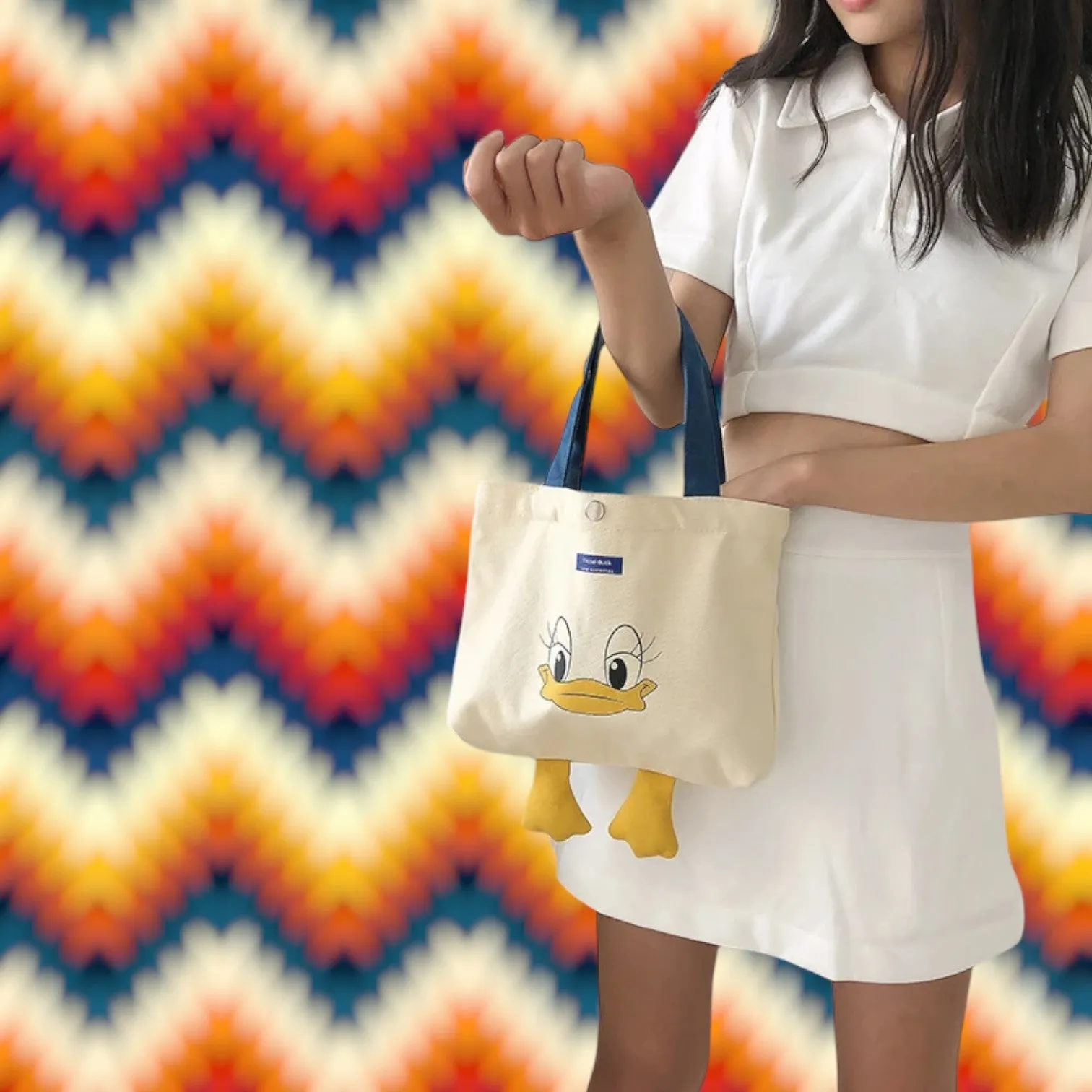 Charming Mini Canvas Tote Bag Collection - Cute Animal Designs for Daily Essentials