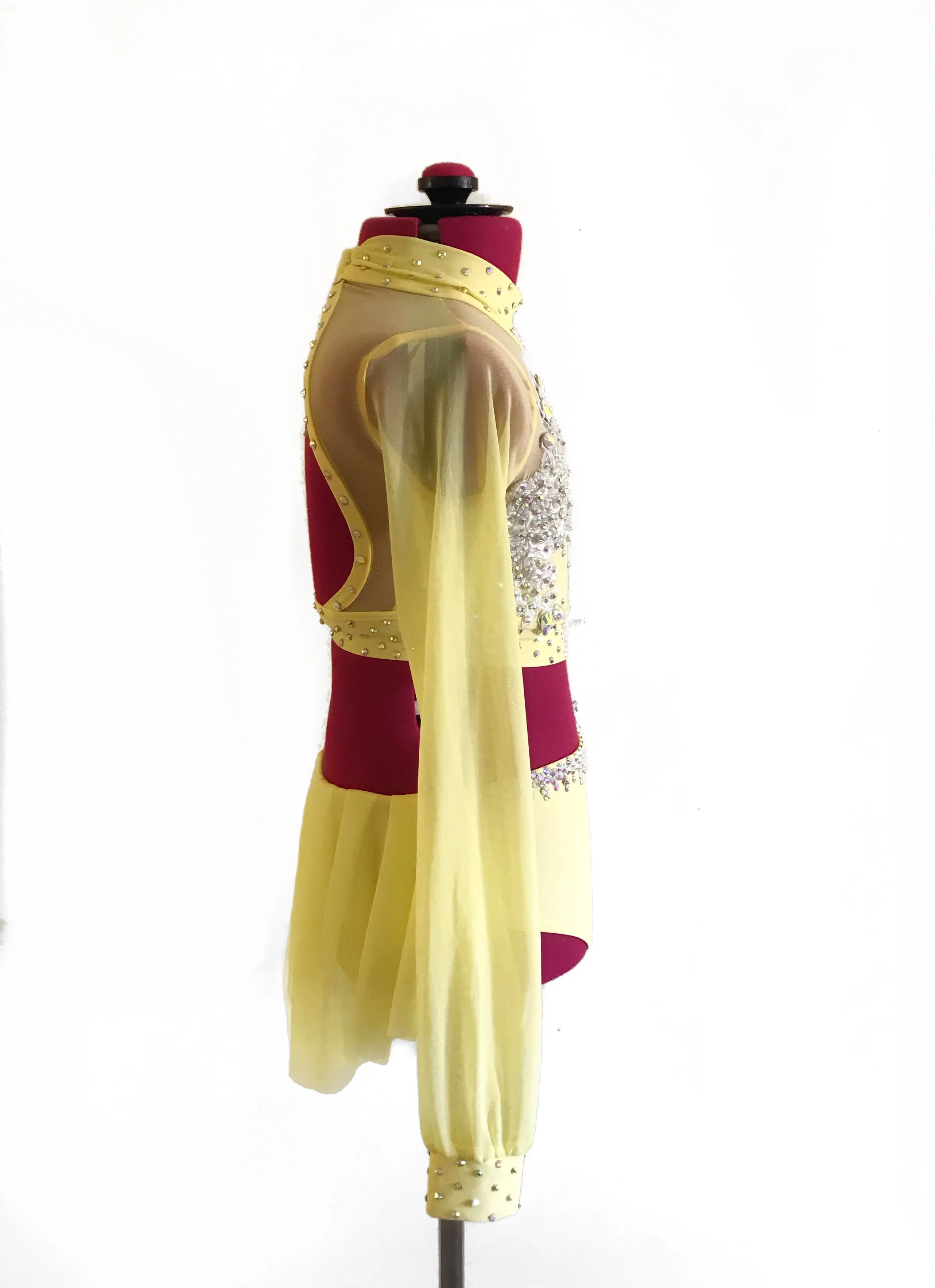 CHILD LARGE pale yellow lyrical/contemporary ready-to-ship costume