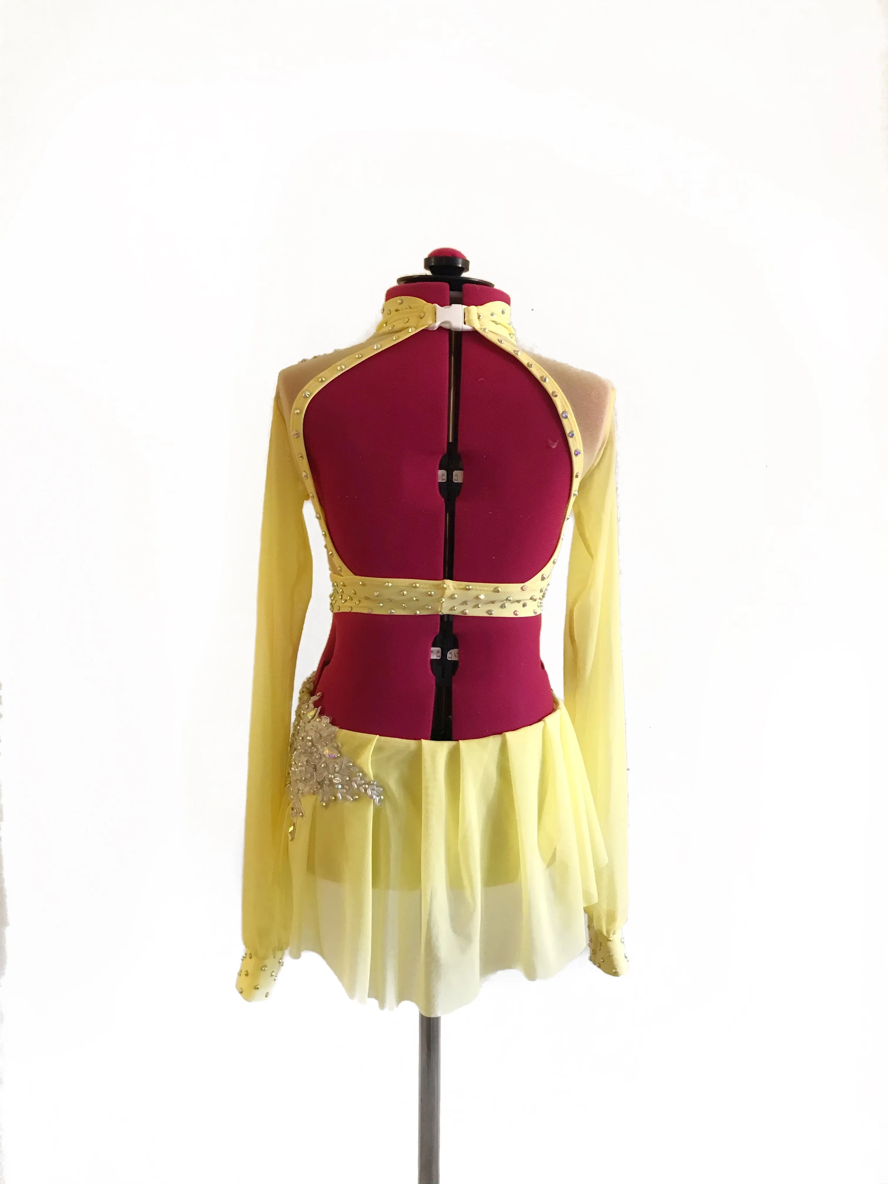 CHILD LARGE pale yellow lyrical/contemporary ready-to-ship costume