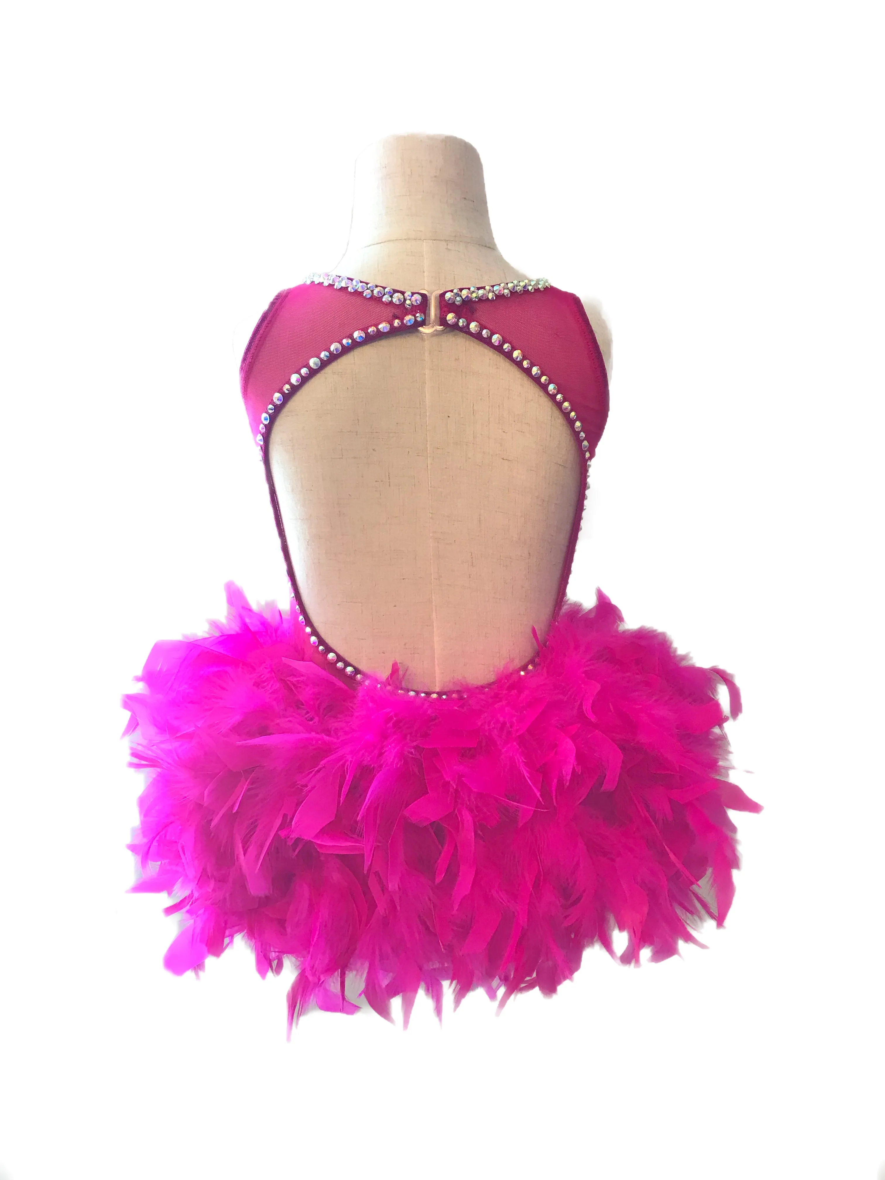 CHILD MEDIUM new hot pink dance competition costume jazz or musical theater