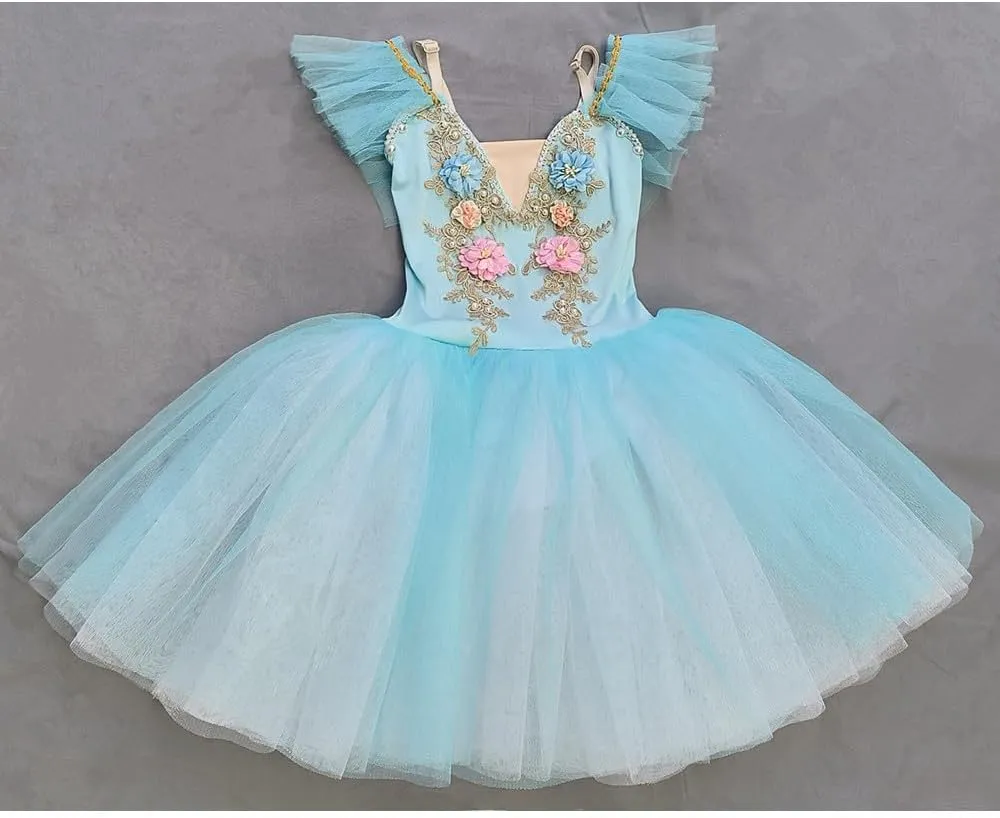 Children's Ballet Skirt, Girls' Dance Dress, Tight Gauze Skirt, Ballet Dancer Costume, Stage Collective Performance Costume