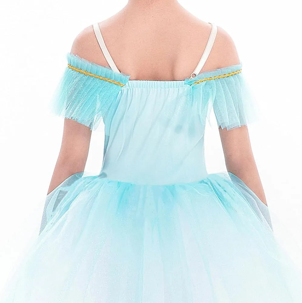 Children's Ballet Skirt, Girls' Dance Dress, Tight Gauze Skirt, Ballet Dancer Costume, Stage Collective Performance Costume