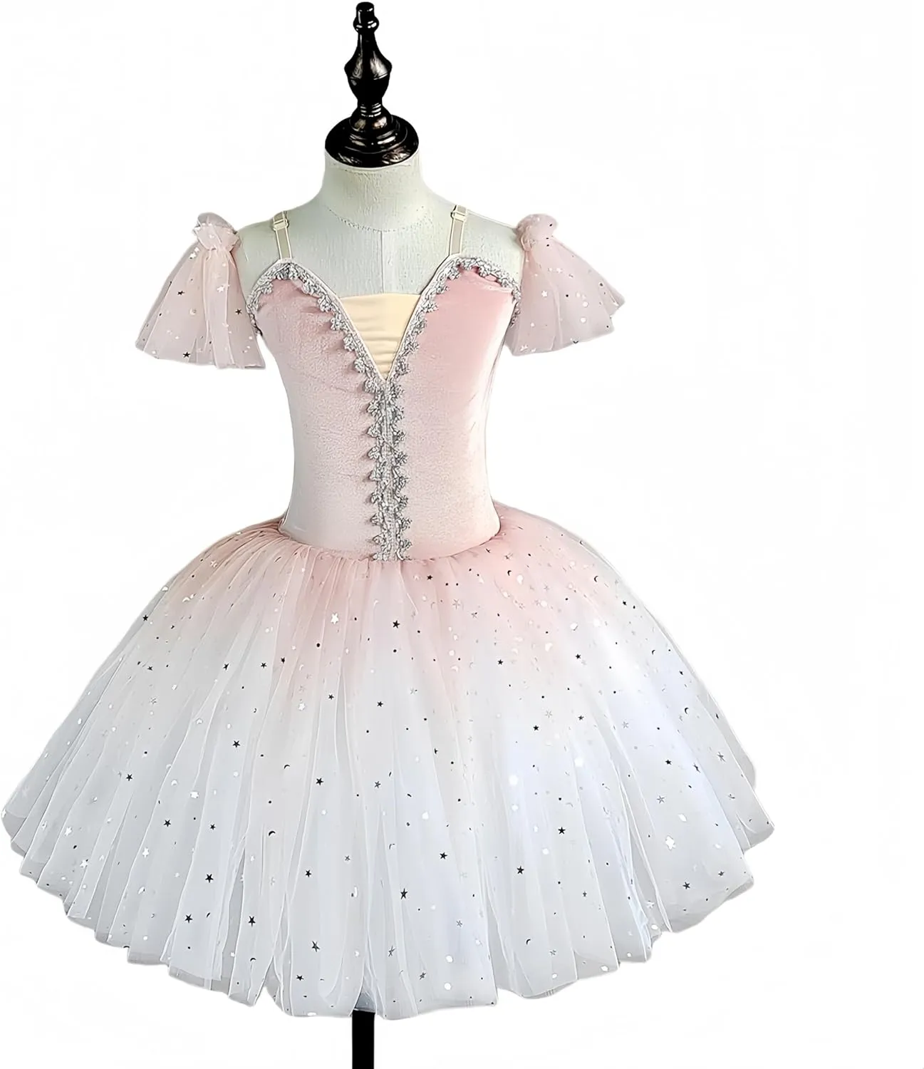 Children's Ballet Skirt, Girls' Dance Dress, Tight Gauze Skirt, Ballet Dancer Costume, Stage Collective Performance Costume
