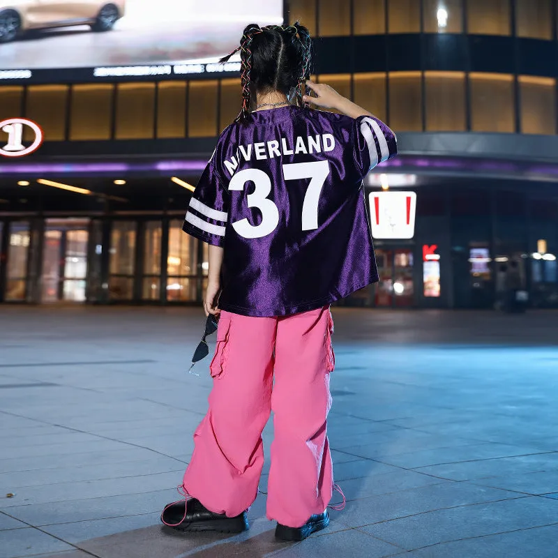 Children's Jazz Hip Hop Jazz Dance Costume Children Hip-Hop Trendy Girls Jazz Costume