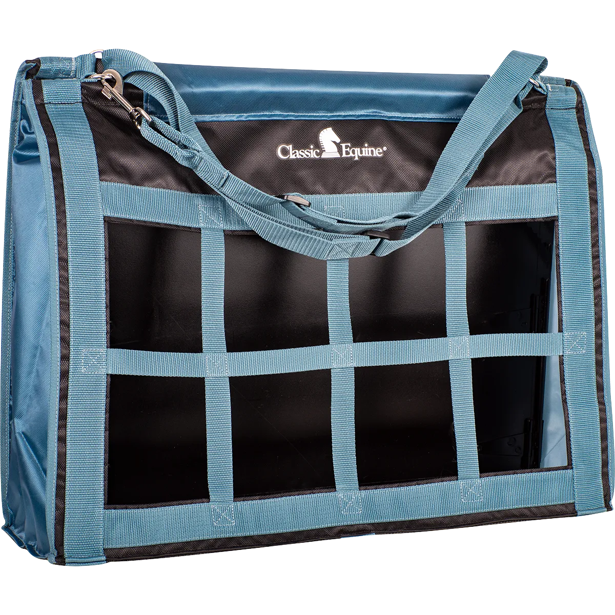*Classic Top Load Hay Bag Black/Ocean