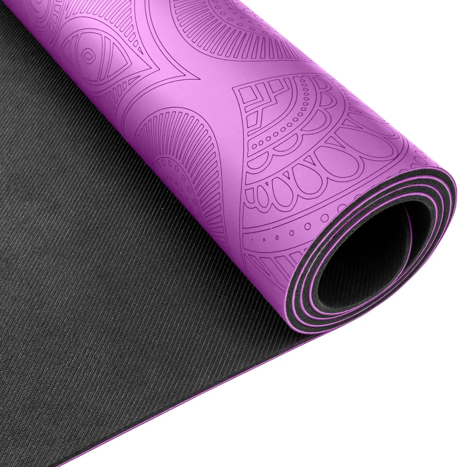 Clever Yoga Liquid Balance Thick Yoga Mat - Pro Exercise Yoga Mat with Non-Slip Surface for Home Gym, Earth-Friendly & Recyclable Pilates and Workout Pad Women & Men, 4.5 mm