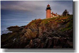 'Cloudy Morning At West Quoddy Head' by Rick Berk Canvas Wall Art, 18" x 12"