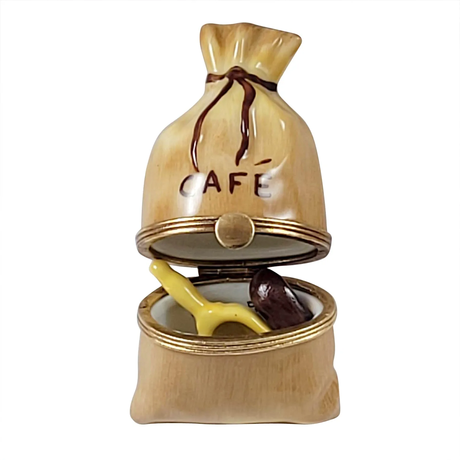 Coffee Sack w Scoop and Beans