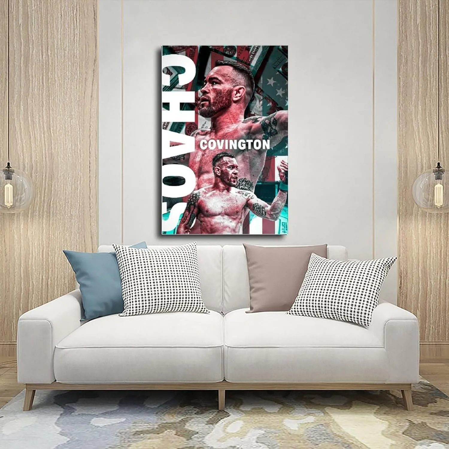 Colby Covington Boxing Athlete Poster1 Canvas Poster Wall Art Decor Print Picture Paintings for Living Room Bedroom Decoration Unframe:12x18inch(30x45cm)