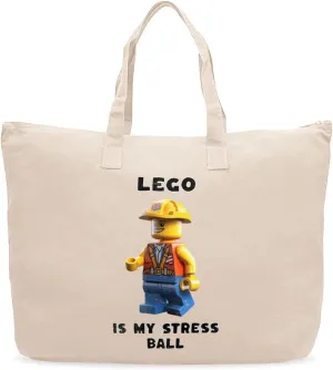 Constructor Design Cotton Canvas Bag - Art Print Shopping Bag - Art Tote Bag