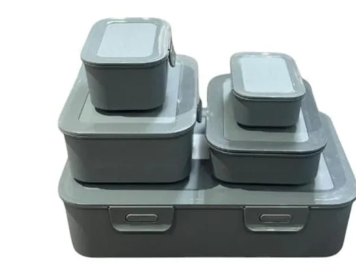 Continental Homeware 5 Piece Lunch Box CH1048