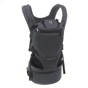 Contours Baby Carrier Newborn to Toddler |Love 3 Position Convertible Easy-to-Use Baby Carrier with Pockets for Men and Women, Newborn, Front Face in and Front Face Out (8-30lbs) - Charcoal Gray