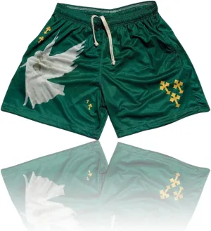 CROWN Anime Mesh Shorts - Breathable Workout Athletic Sport with Soft Pockets