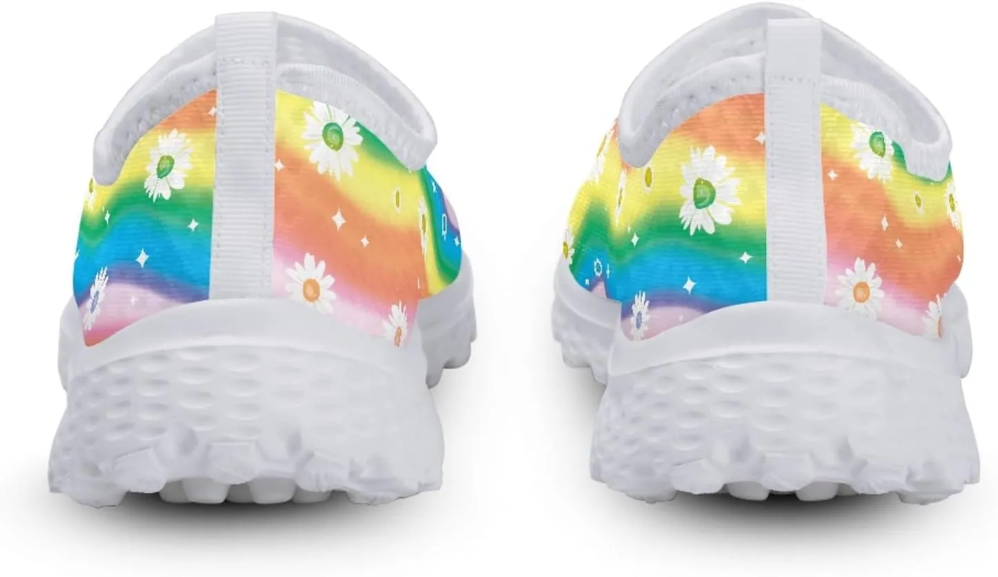 Cumagical Walking Shoes Breathable Mesh Wide Width Design Non Binding Upper for Comfort