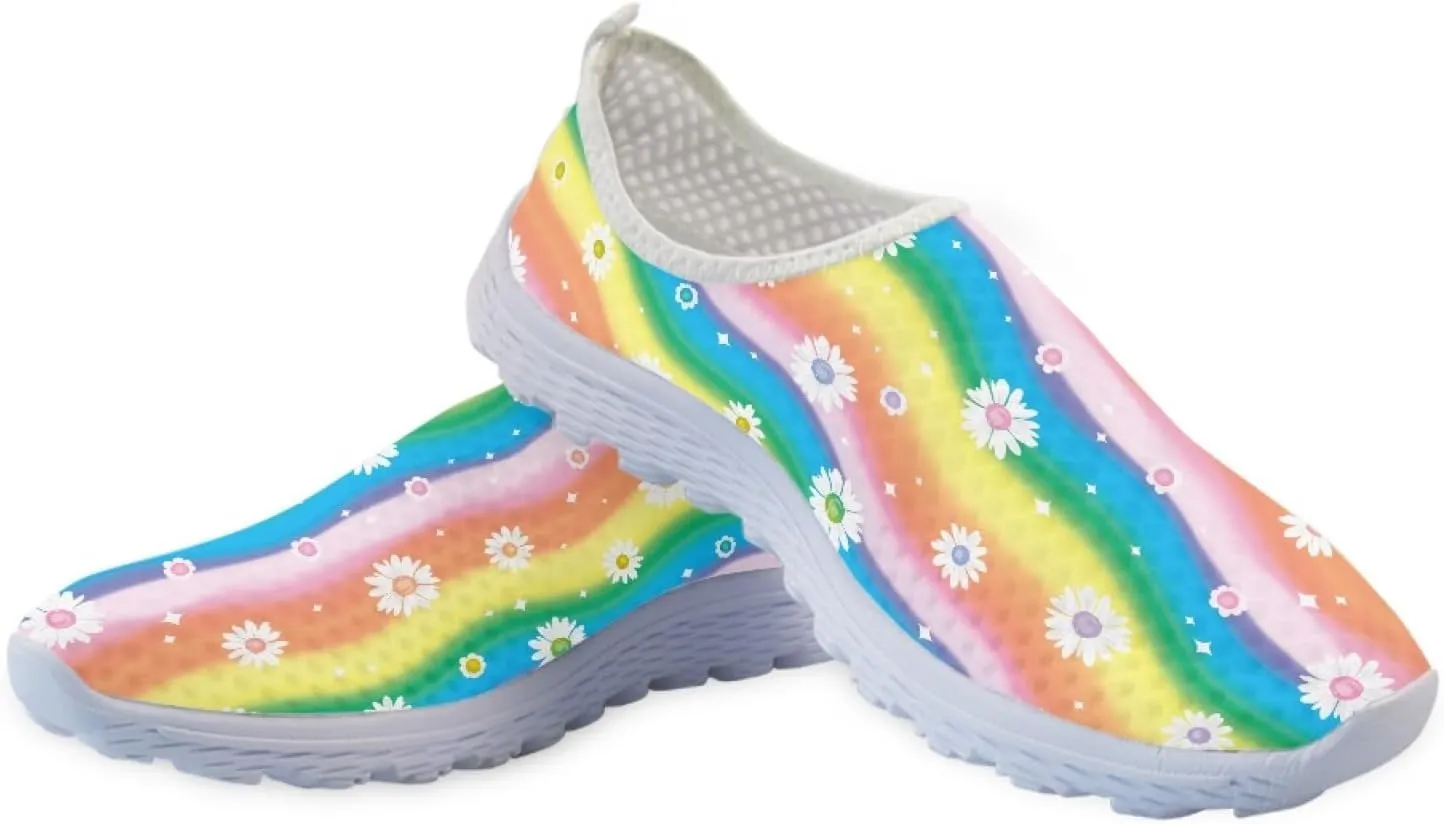 Cumagical Walking Shoes Breathable Mesh Wide Width Design Non Binding Upper for Comfort