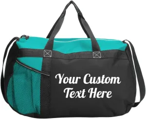 Custom Script Text Gym Workout Bag: Gym Duffel Bag