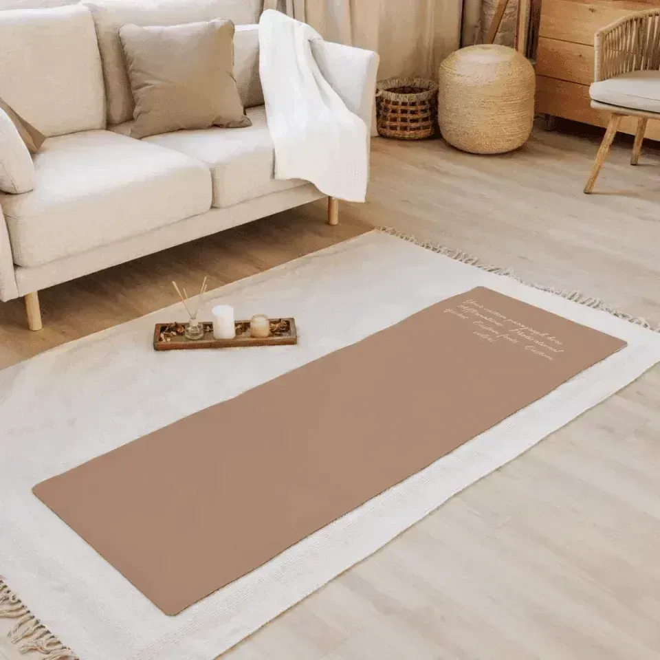 Custom Yoga Mat - Paragraph Text