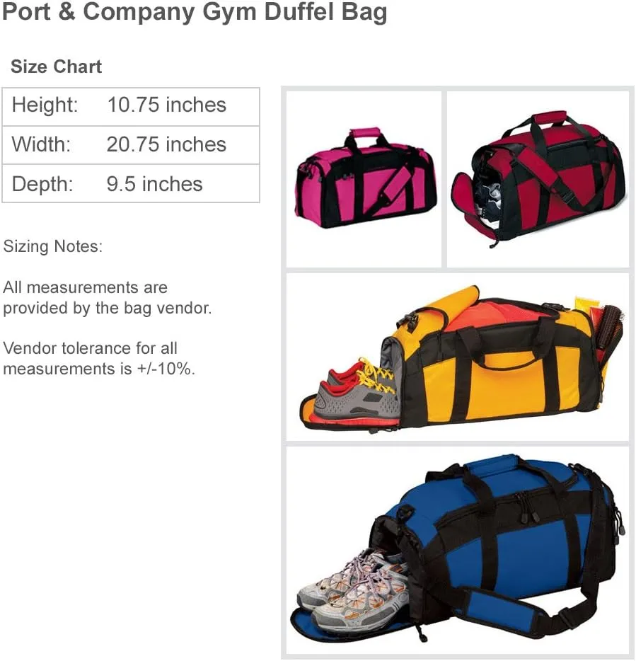 CUSTOMIZED GIRL Personalized Duffle Bag - Custom Name Dance Bags For Every Dancer - Your Moves, Your Bag - Dance Essentials Duffel Gym Bag, Tropical Pink