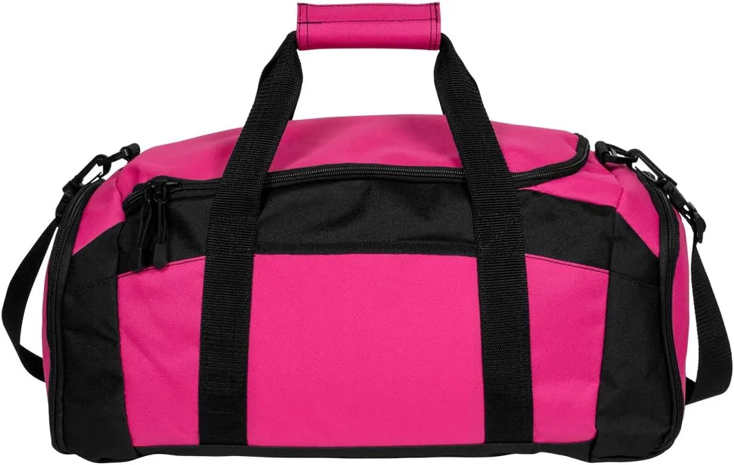CUSTOMIZED GIRL Personalized Duffle Bag - Custom Name Dance Bags For Every Dancer - Your Moves, Your Bag - Dance Essentials Duffel Gym Bag, Tropical Pink