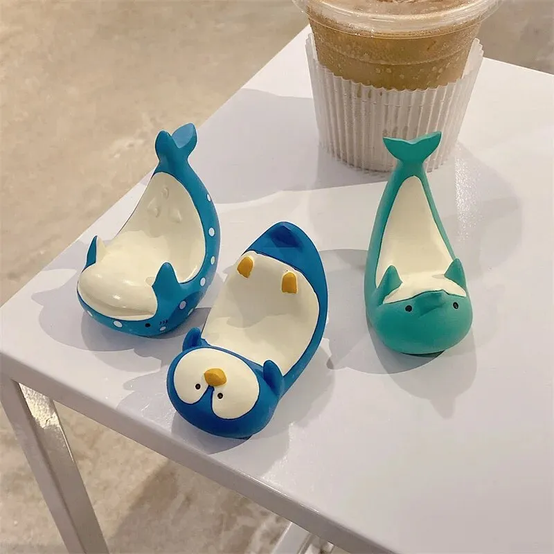 Cute Phone Holder - Whale Shark, Dolphin & Penguin