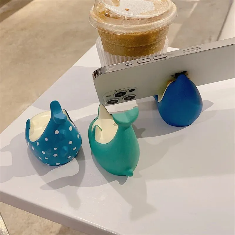 Cute Phone Holder - Whale Shark, Dolphin & Penguin