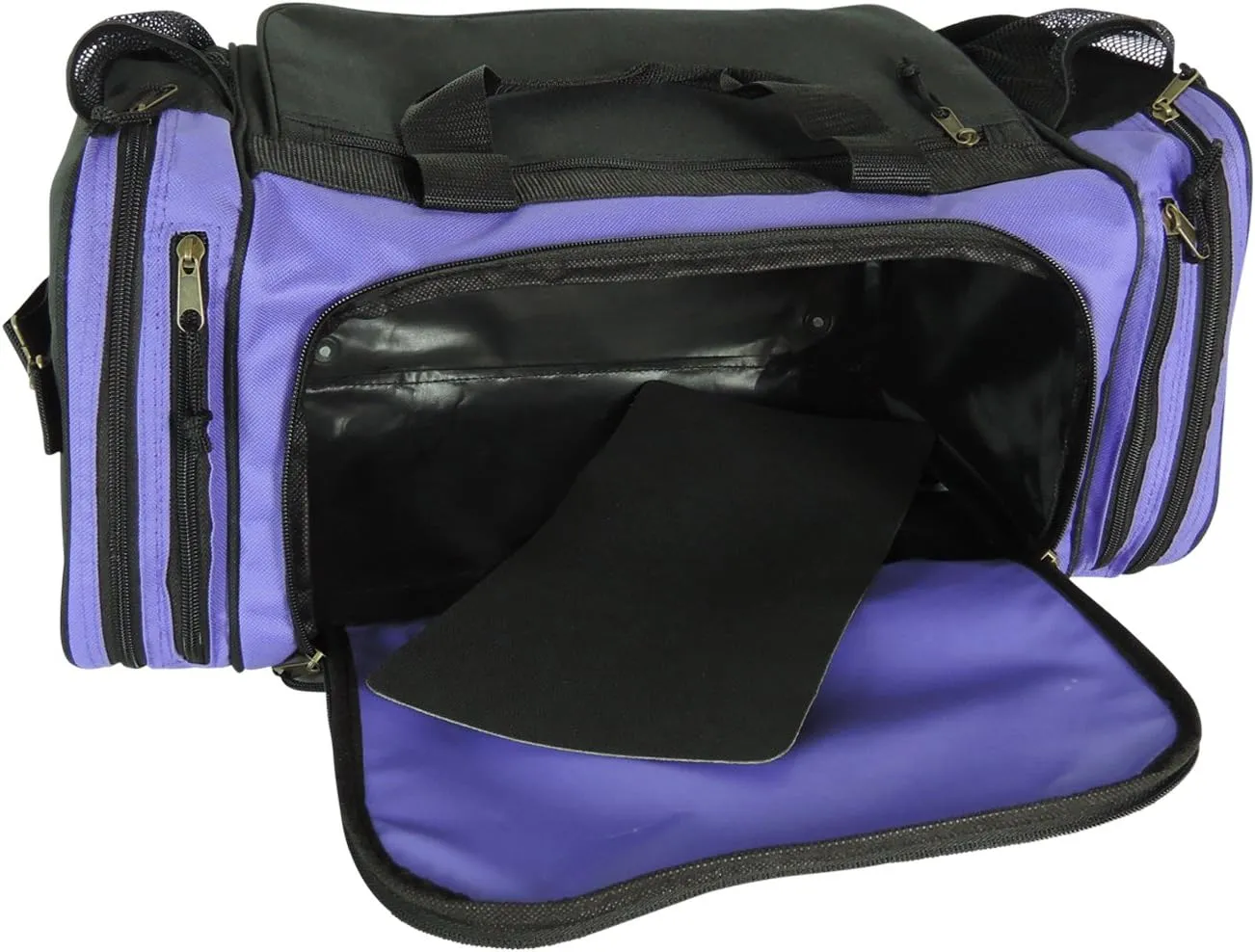 DALIX 20" Sports Duffle Bag w Mesh and Valuables Pockets Travel Gym