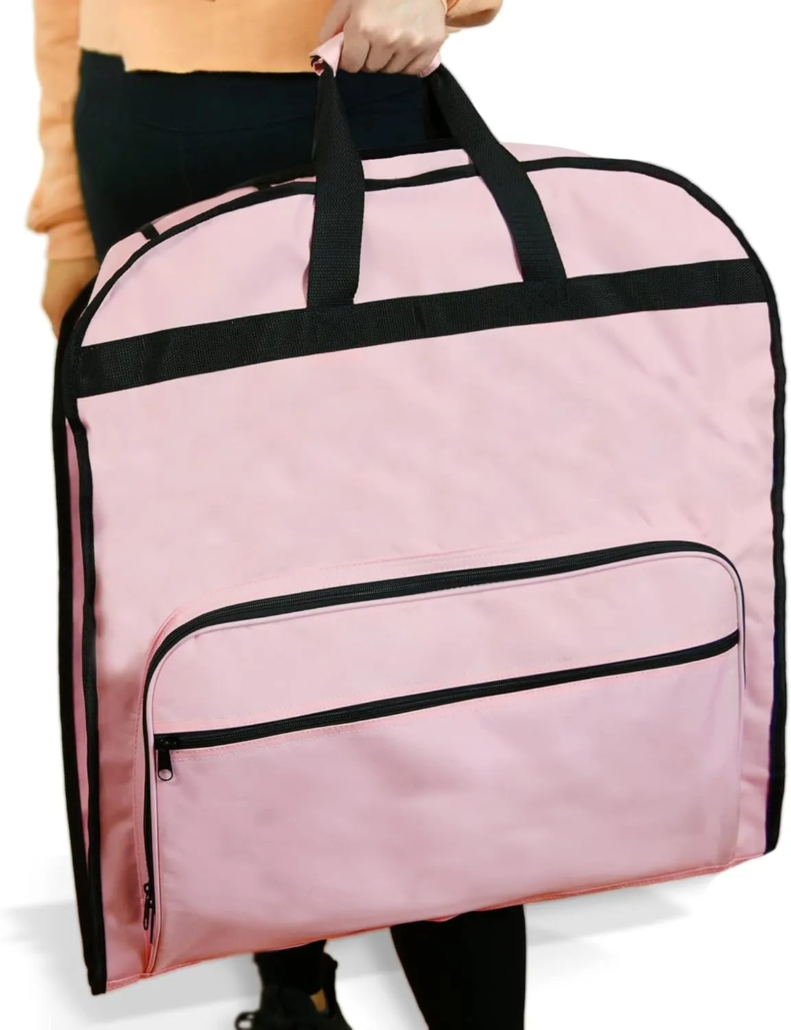 Dalix 60" Foldable Garment Bag Suits Cover Dresses w Front Pocket