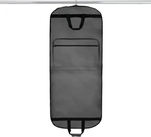 Dalix 60" Foldable Garment Bag Suits Cover Dresses w Front Pocket