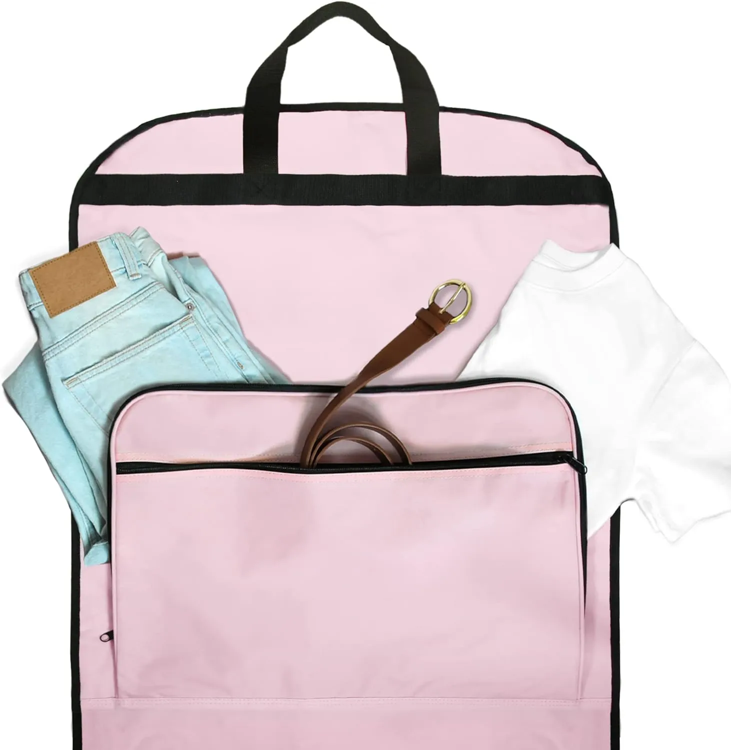 Dalix 60" Foldable Garment Bag Suits Cover Dresses w Front Pocket