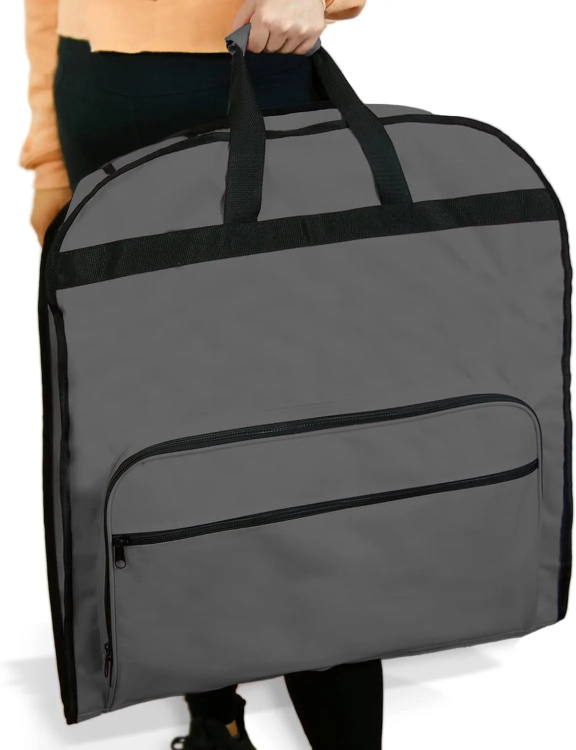 Dalix 60" Foldable Garment Bag Suits Cover Dresses w Front Pocket