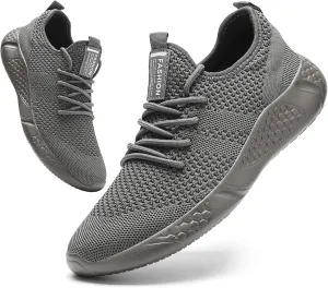Damyuan Men's Sport Gym Running Shoes Walking Shoes Casual Lace Up Lightweight