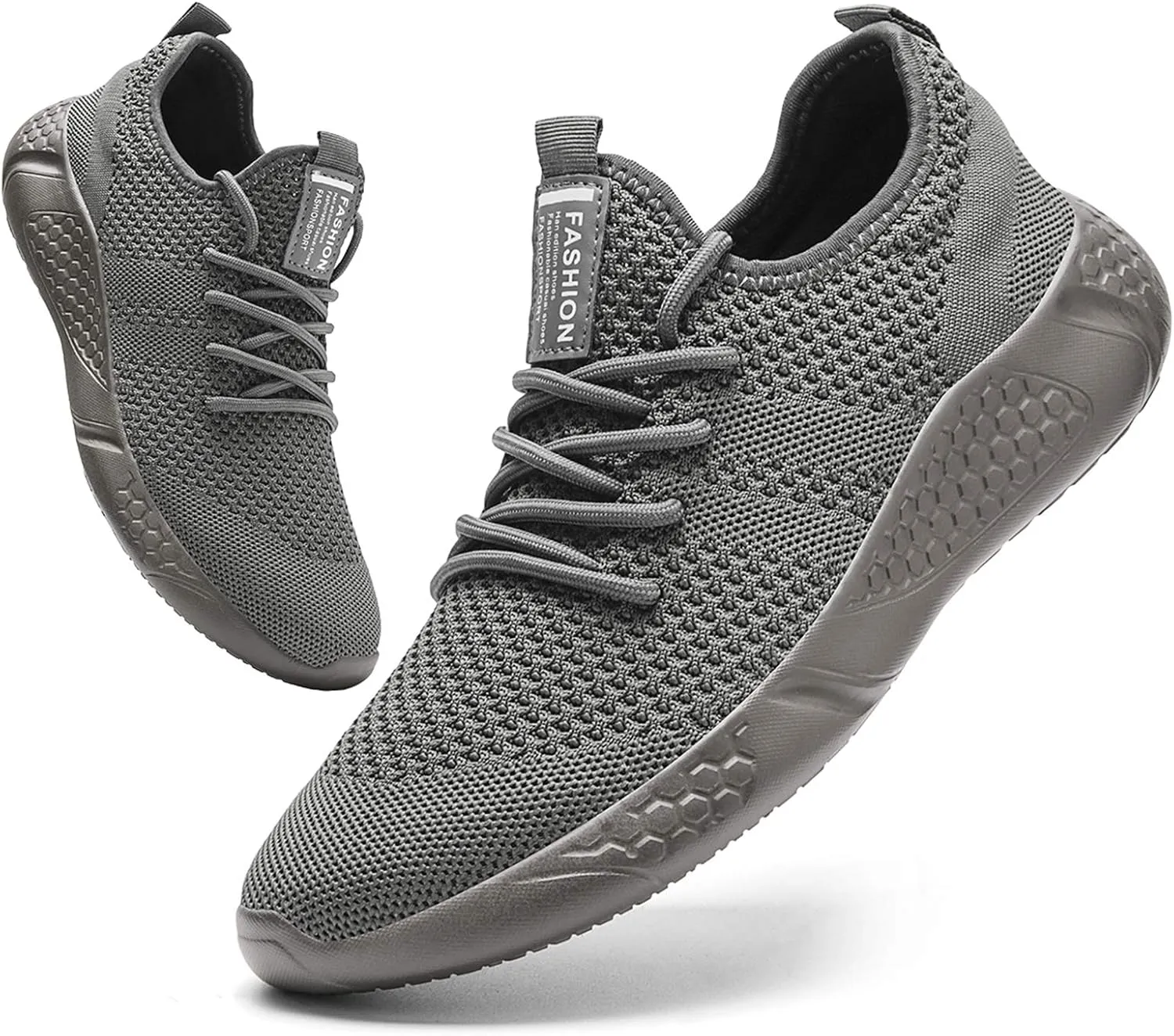 Damyuan Men's Sport Gym Running Shoes Walking Shoes Casual Lace Up Lightweight