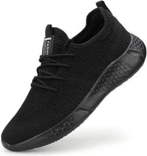 Damyuan Men's Sport Gym Running Shoes Walking Shoes Casual Lace Up Lightweight