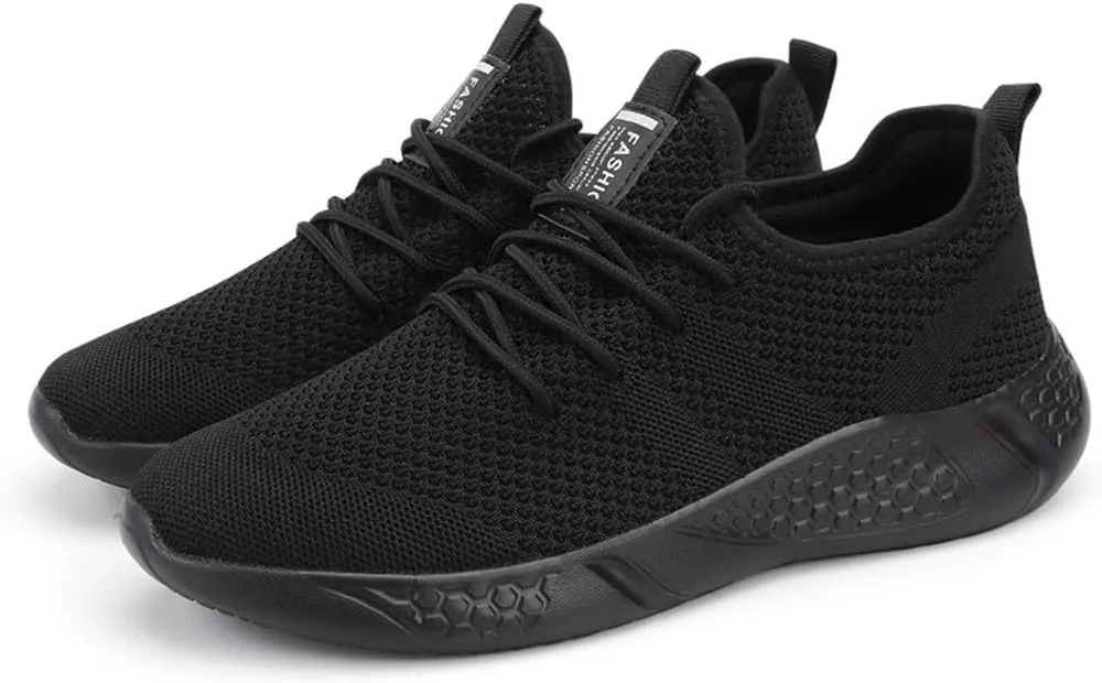 Damyuan Men's Sport Gym Running Shoes Walking Shoes Casual Lace Up Lightweight