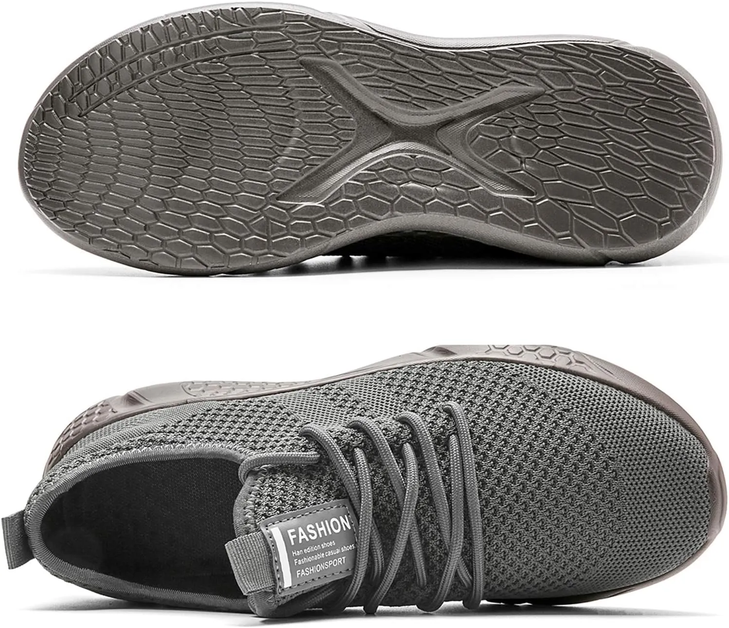 Damyuan Men's Sport Gym Running Shoes Walking Shoes Casual Lace Up Lightweight