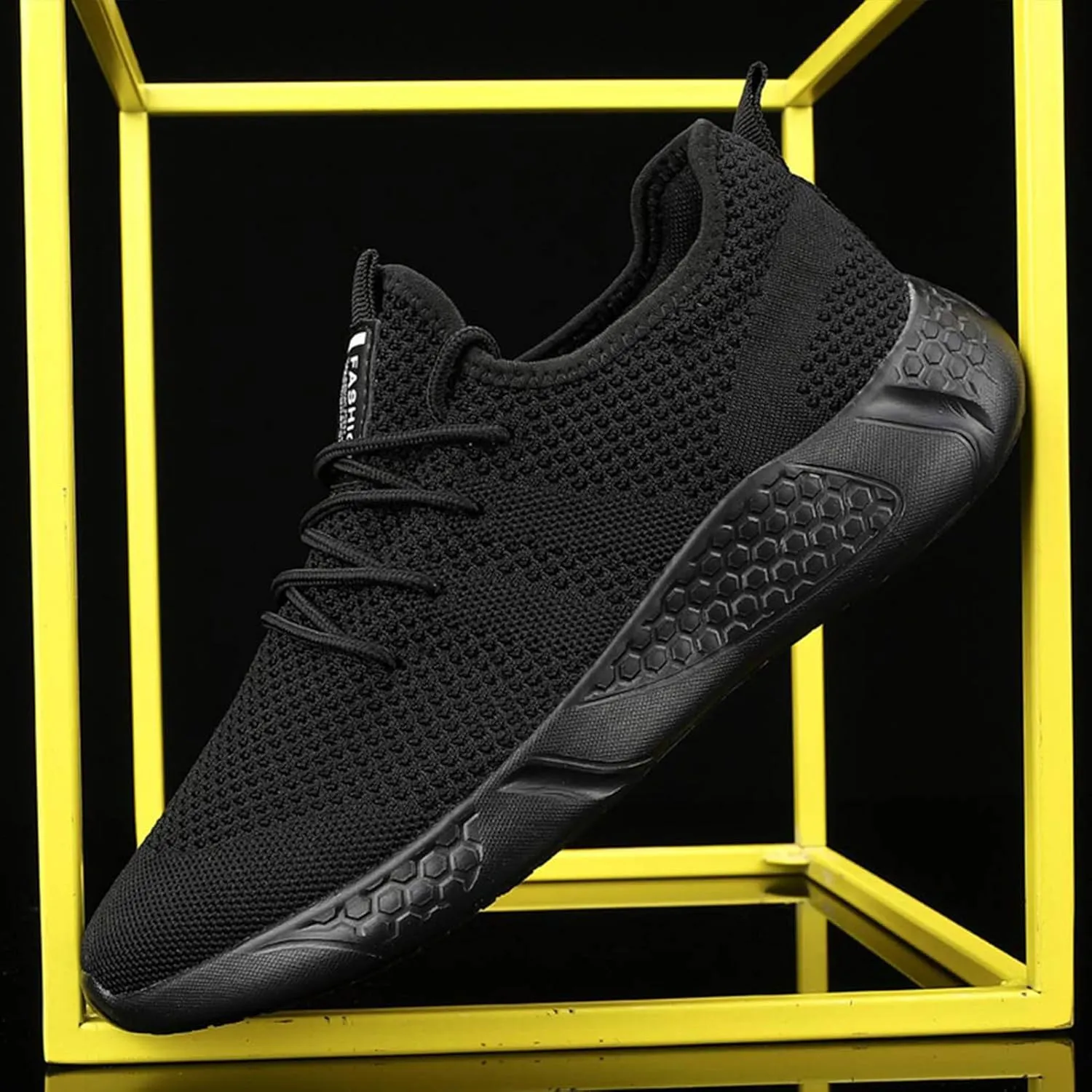 Damyuan Men's Sport Gym Running Shoes Walking Shoes Casual Lace Up Lightweight