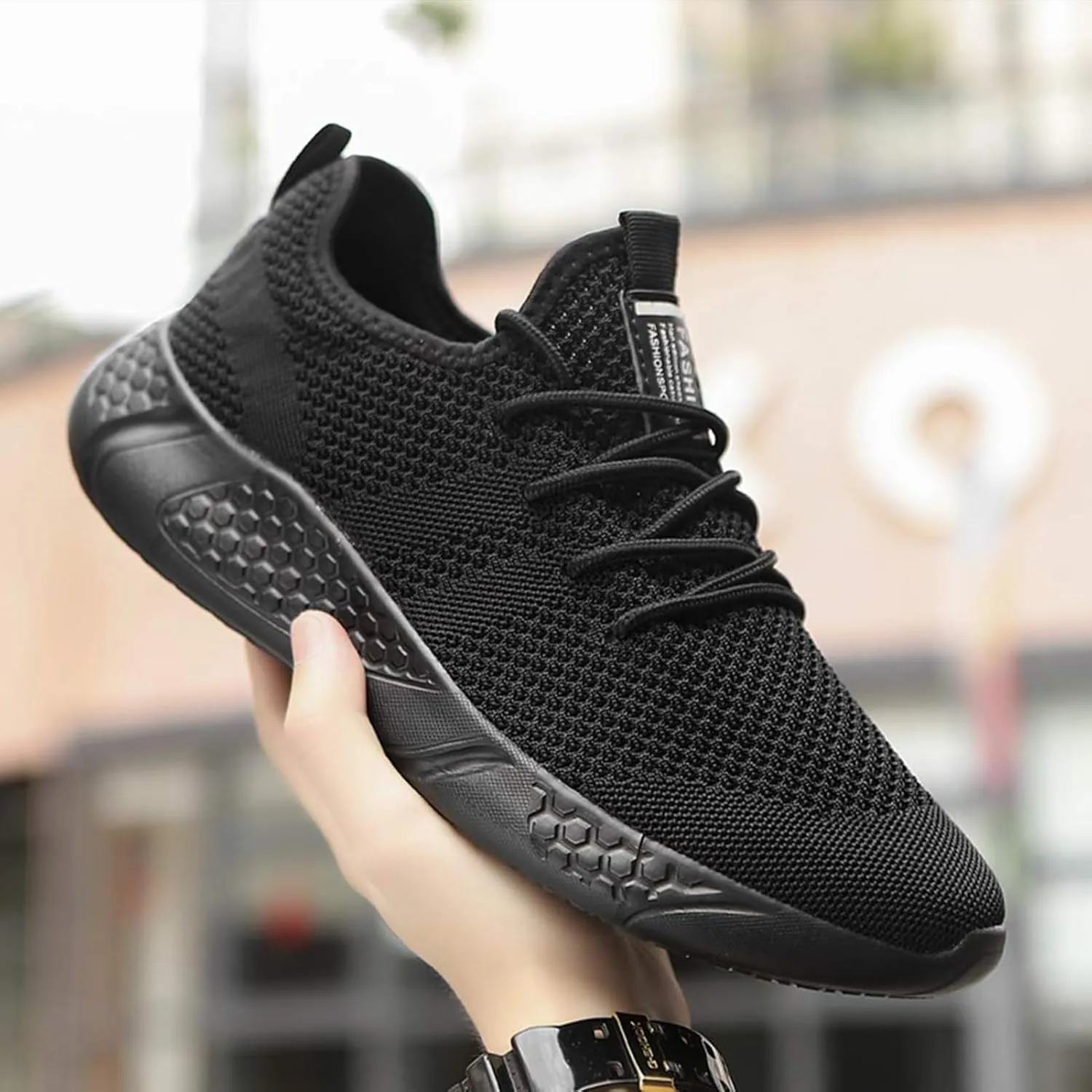 Damyuan Men's Sport Gym Running Shoes Walking Shoes Casual Lace Up Lightweight
