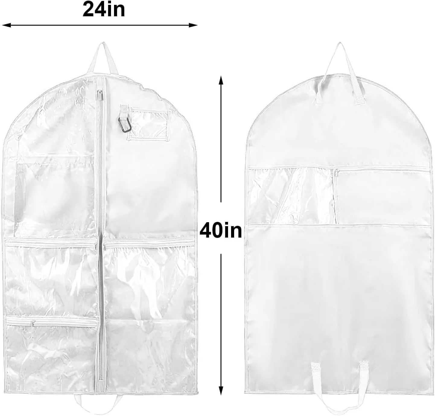 Dance Costume Garment Bag for Dancers,1 Pack Waterproof 40 inch Kids Garment Bag for Dance Competitions with Pockets for Dance Costumes,Cheer Uniform Garment Bags for Hanging Clothes Travel