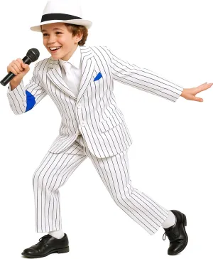 Dance Star Costume for Kids Boys 80s 90s Pop Star Stage Outfits Halloween Party Dress Up