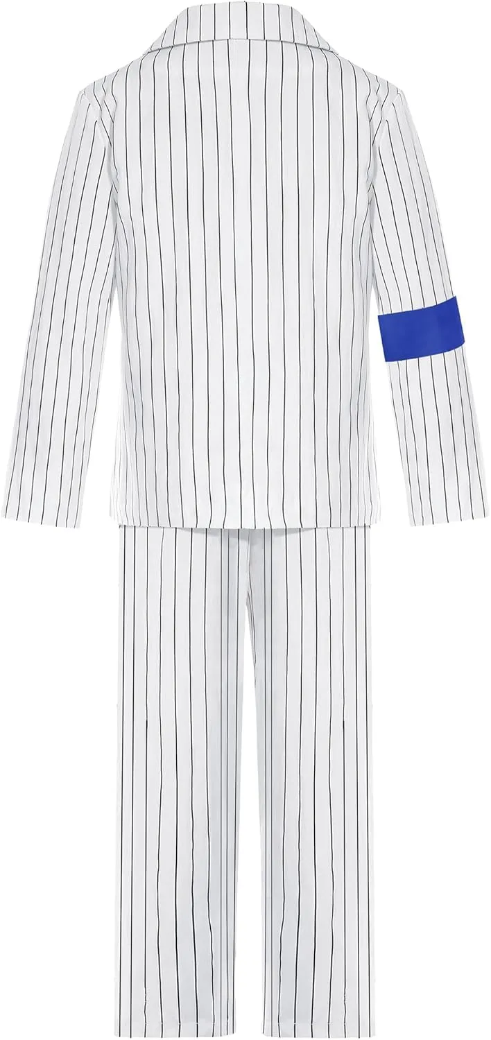 Dance Star Costume for Kids Boys 80s 90s Pop Star Stage Outfits Halloween Party Dress Up