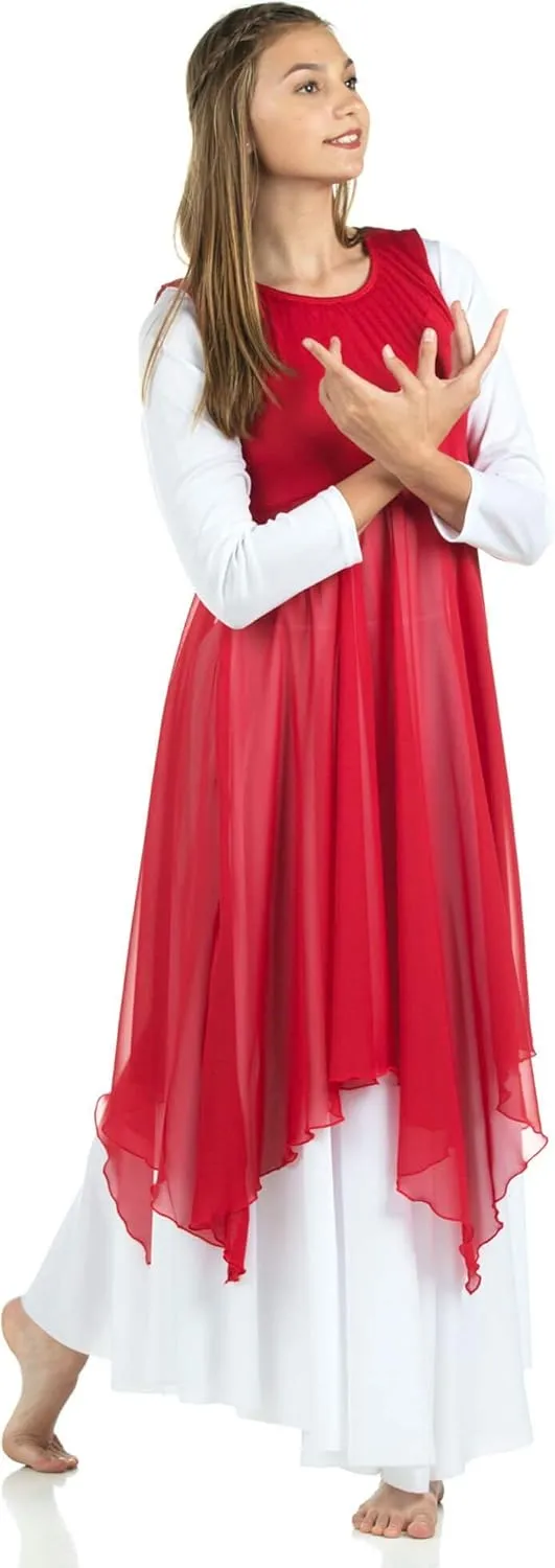 Danzcue Womens Worship Praise Dance Pullover Vest