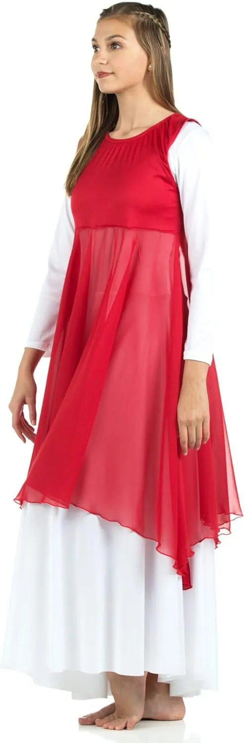 Danzcue Womens Worship Praise Dance Pullover Vest