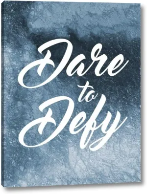 Dare To Defy by Marcus Prime - 12" x 16" Canvas Art Print Gallery Wrapped - Ready to Hang