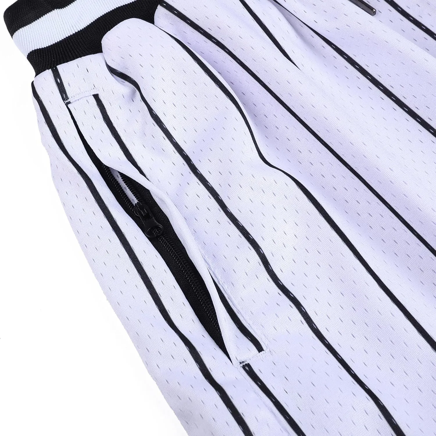 DEHANER Men's Basketball Shorts with Zip Pockets for Workout Gym Sports, Featuring Breathable Mesh Fabric